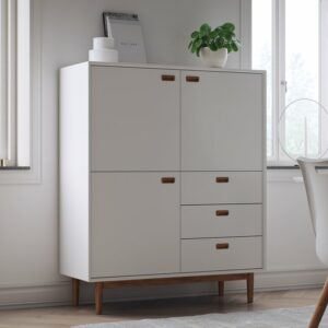Svea Høj Skænk White/oak