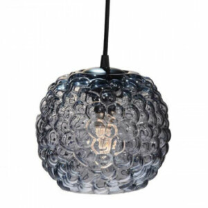 Grape Pendel Ø20, Røget Glas