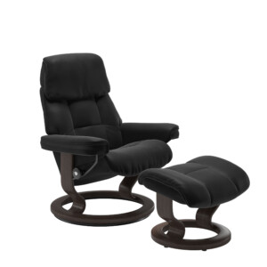 Stressless Ruby Classic m/skammel, Sort
