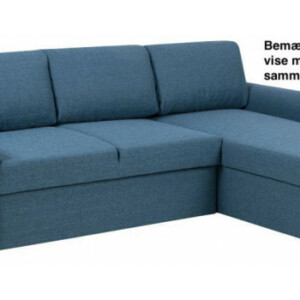 Flemingsburg - Sovesofa m/vendbar chaiselong, Skyland Light grey 40.