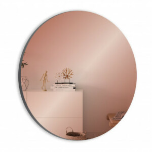 Spejl Rose Gold Ø100 cm.