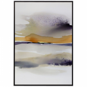 Yellow Paint 70x100 cm. Canvas med træramme
