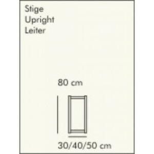 ABC Reoler - Classic Stige 80 x 40 cm.