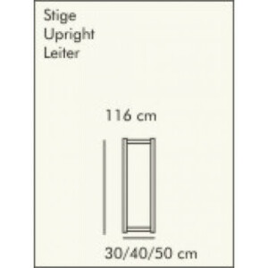 ABC Reoler - Classic Stige 116 x 40 cm.