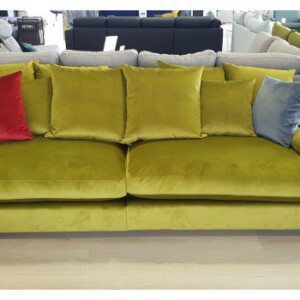 Burhéns All-In 3,5 pers. sofa, Juke - Olivengrøn Stof