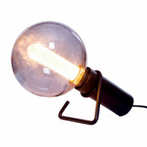 Hook Lampe Sort (Uden pære)