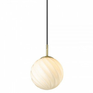 Twist Pendel Ball Ø15 Opal / Messing