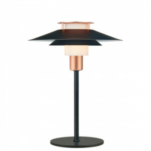 Rivoli Bordlampe Ø24 Sort/Kobber