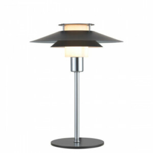 Rivoli Bordlampe Ø24 Sort/Krom