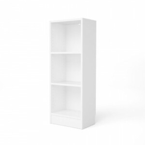 Basic Bogkasse - Hvid Laminat (Smal)