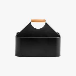 CLEANY rengøringskurv i jern - 30x18cm - mat sort