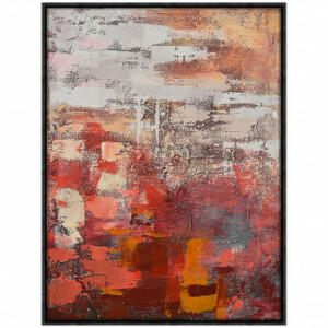 Maleri - Something red - 60 x 80 cm.
