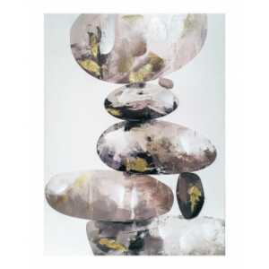 Maleri - Stacket Pink II 60x80 cm