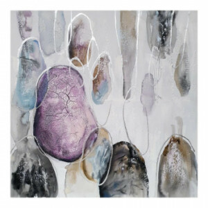 Maleri - Cracketdrops I 100x100 cm