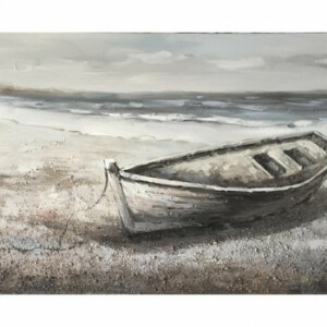 Maleri - Lonely Boat 70x150 cm