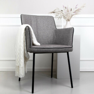 Gefion Spisebodsstol, light grey
