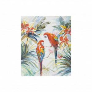 Maleri - Tropical Love, 100 x 100 cm.