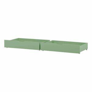 Hoppekids Skuffesæt til 70x190cm og 90x200cm senge, Pale Green