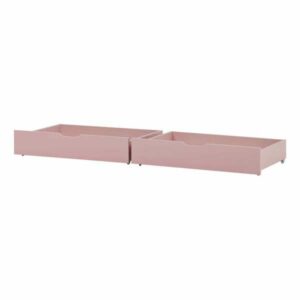 Hoppekids Skuffesæt til 70x190cm og 90x200cm senge, Pale Rose