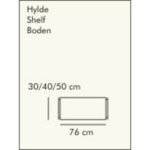 ABC Reoler - Classic Hylde 80 x 40 cm.