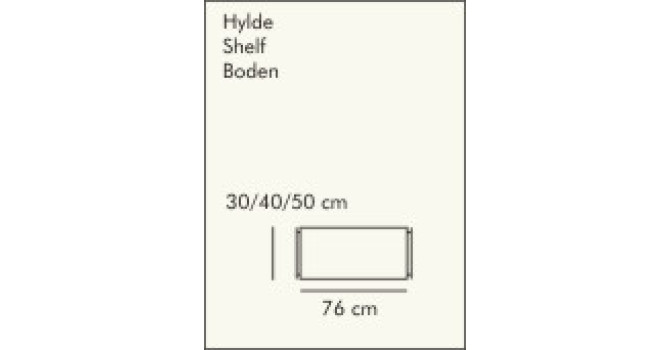 ABC Reoler - Classic Hylde 80 x 40 cm. -