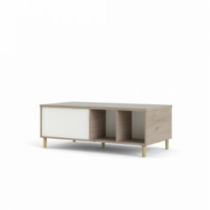 Rome Sofabord m/Udtræks topplade Hickory / Hvid