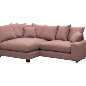 Burhéns - Tuva 1,5 pers m/Hvilemodul Venstre, Farve Cape Blush - Rosa