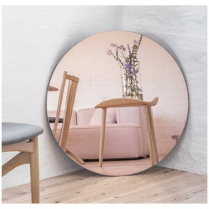 Spejl Rose Gold Ø40 cm.