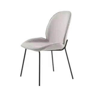 Hella Spisebordsstol, babel sand jern, RAL 7021, glans 5