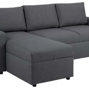Sacramento sovesofa m/chaiselong Vendbart modul, Sawana stof - grå