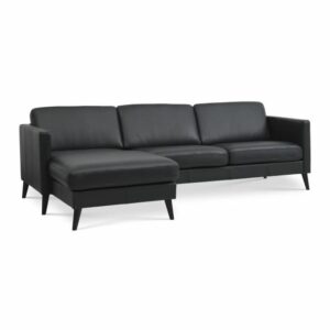 Ask set 51 3D, semianilin leather, black/black