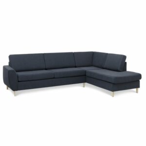 Wendy set 3 OE right, austin fabric, deep blue/natural