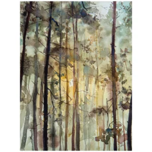 Watercolor Forest