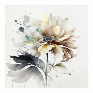 Dreamy Dahlia 100 x 100 cm.