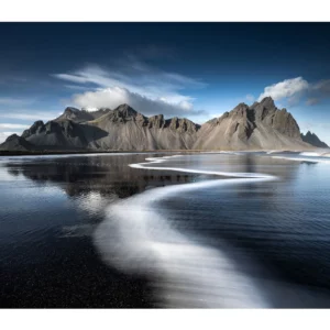Stokksnes Iceland - 90 x 120cm - Lærredstryk