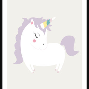 Girly Unicorn II 30x40 cm