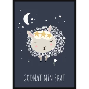 Godnat Min Skat 30x40 cm