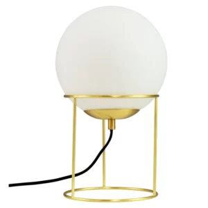 Madrid opal/ messing bordlampe