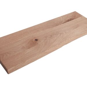Alba hylde 85 cm, hvid olie - FSC