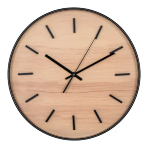 Camden Vægur, sort, lydløs, rundt, ø35 cm