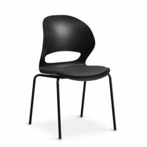 Linea Stol Sort m/sort siddehynde. Sort stel