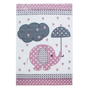 Børnetæppe Kids Lyserød 0570 – 120 x 170 cm.