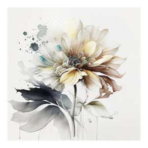 Dreamy Dahlia 70x70 cm.