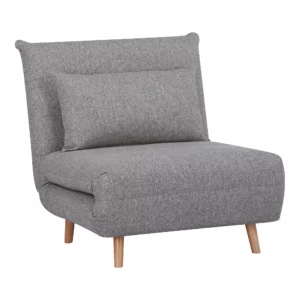 Marlow 1 pers. Sovesofa, grå, natur ben
