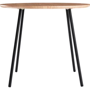 Bord Ø 55 H 45 cm, eg sort ben.