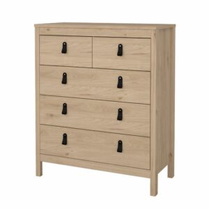 Madrid Kommode m/3+2 skuffer (Hickory)