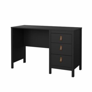 Madrid Skrivebord m/3 skuffer (Sort)