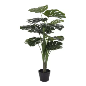 Monstera Kunstig plante, grøn H:90 cm