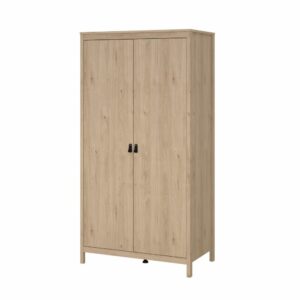 Madrid Garderobeskab m/2 låger (Hickory)