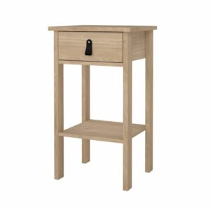 Madrid Natbord m/1 skuffe - Høj model (Hickory)